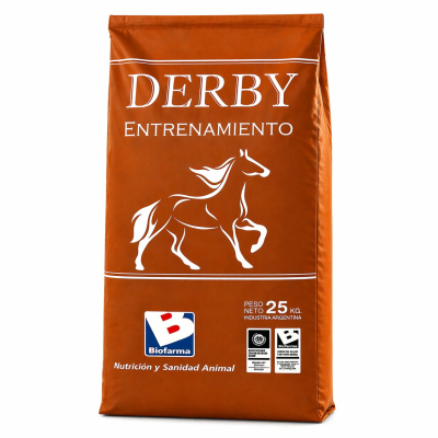 Derby Entrenamiento Alimento Completo Equino 25Kg-Biofarma