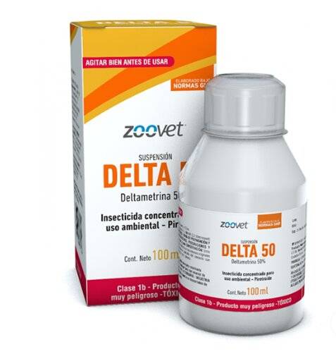 Delta 50 X 100 Ml-Antiparasitario Externo - Piretroide - Zoovet