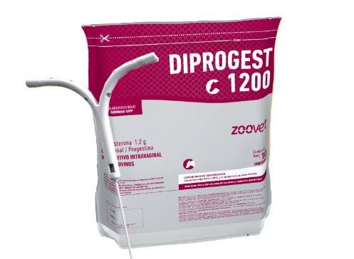 Diprogest 1200 X 10 Disp - Dispositivo Intravaginal - Zoovet