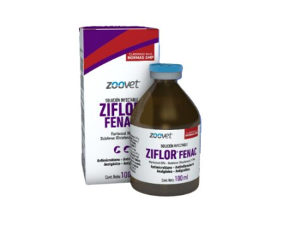 Ziflor Fenac 100 Ml (Florfenicol,Diclofenac)- Zoovet