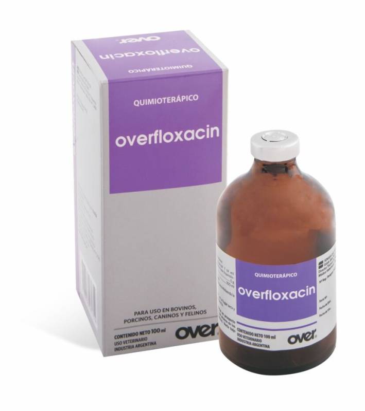 Overfloxacin X 100 Ml (Enrofloxacina)- Over