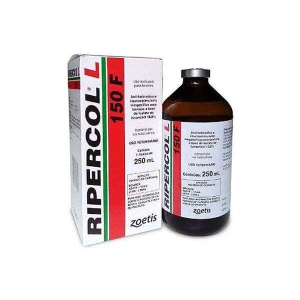 Ripercol L Fosfato X 250 Ml. (Levamisol)- Zoetis
