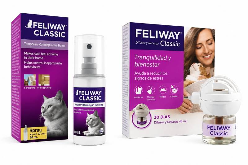 Feliway Feromona Kit Anti Estres Gato Spray+Difusor+Repuesto