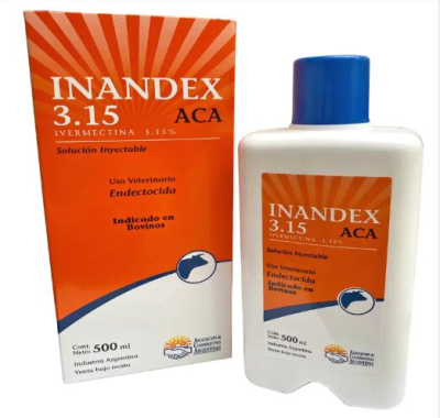Inandex 3,15 X 500Ml (Ivermectina) - Aca