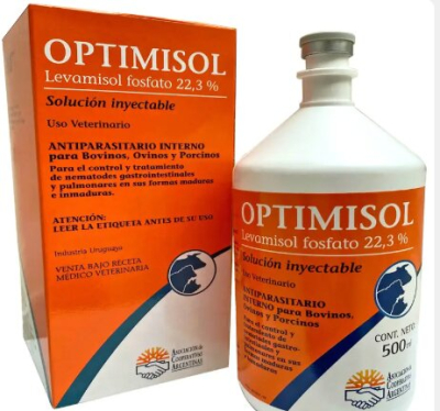 Optimisol  Levamisol X 500 Ml Aca