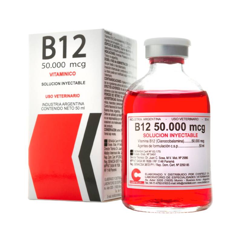 Vit B12 X 50 Ml 50.000Mcg - Chinfield