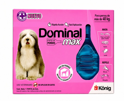 Pipeta Dominal Max Antipulgas Perro 40-60 Kg Konig