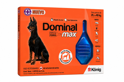 Pipeta Dominal Max Antipulgas Perro 25-40 Kg Konig