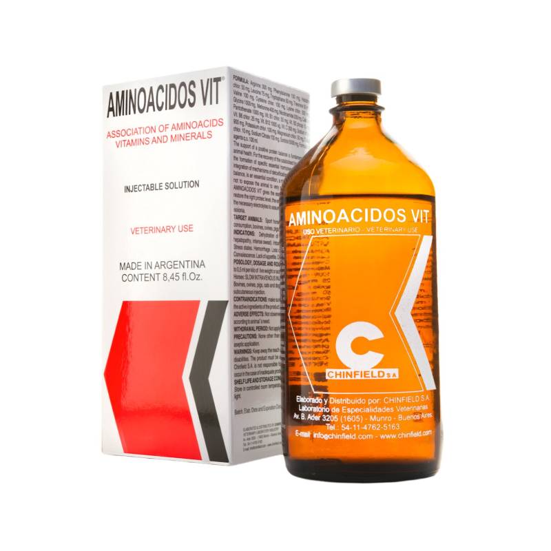Aminoacidos Vit X 500 Ml (Vitaminas Y Minerales) - Chinfield