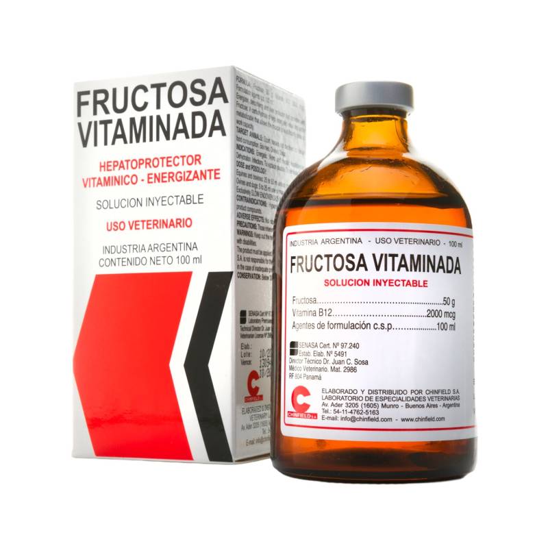 Fructosa Vitaminada X 250 Ml (Vitamina B12) - Chinfield